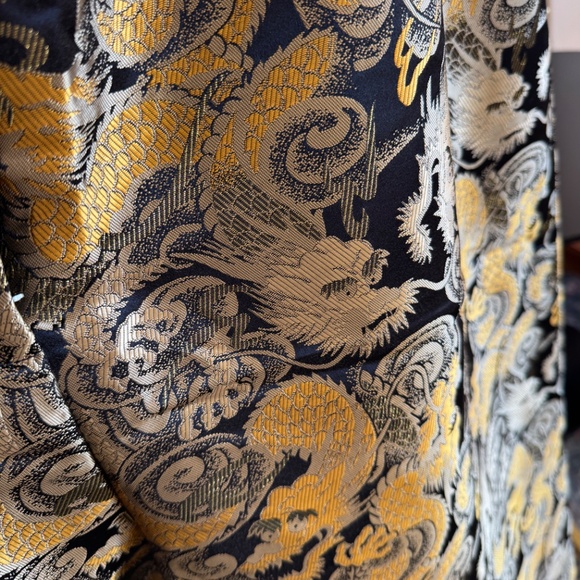 NWT Dressed In LALA Golden Dragon Brocade Trousers - 2X - Picture 6 of 7